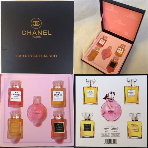 miniature de parfum chanel|Chanel miniature perfume gift set.